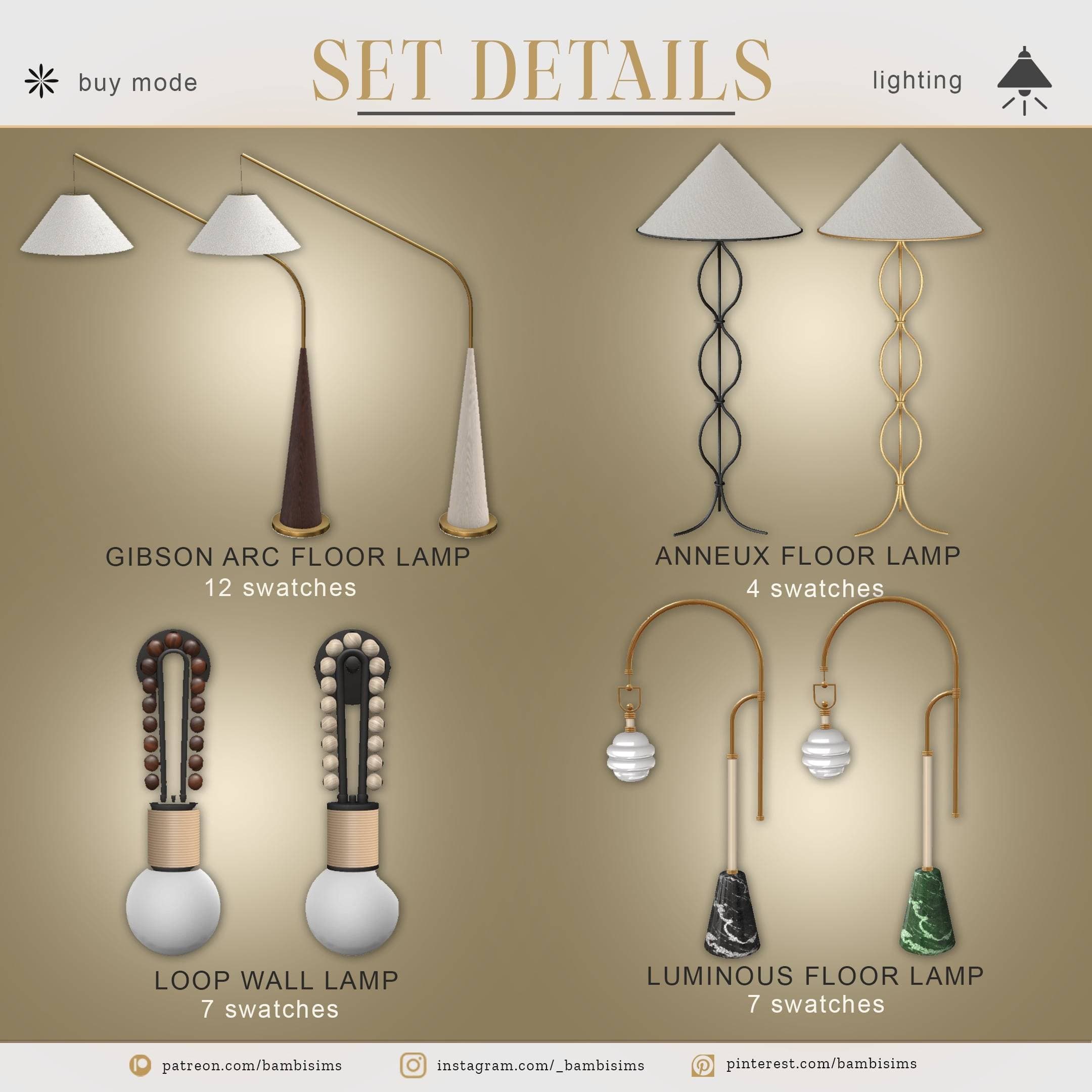 Галерея мода Коллекция светильников Soma Lights Vol.1 #2